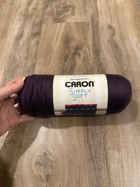 Caron Simply Soft Yarn - Deep Plum